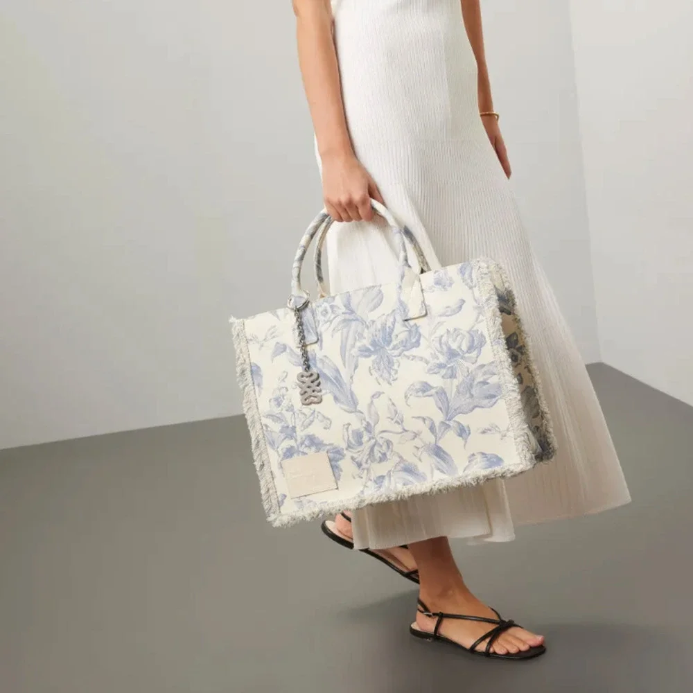 Sandro Kasbah Blue Floral Bag